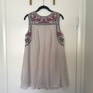 NWT Embroidered Dress